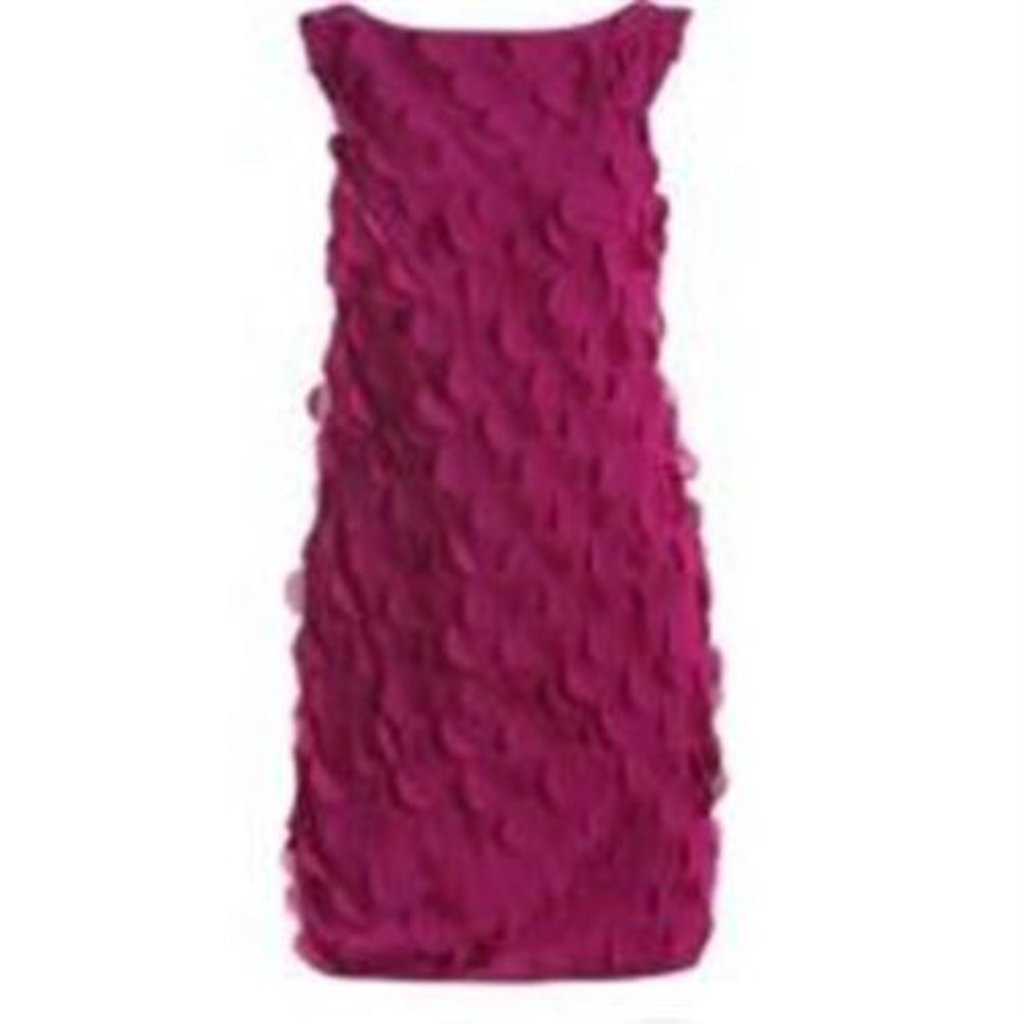 Dvf Diane Von Furstenberg Carmina Cherry Petal Ruffle Silk Dress Cherry Dream